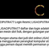 Ligaciputra Login Alternatif