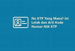 No Id Ktp Yang Mana